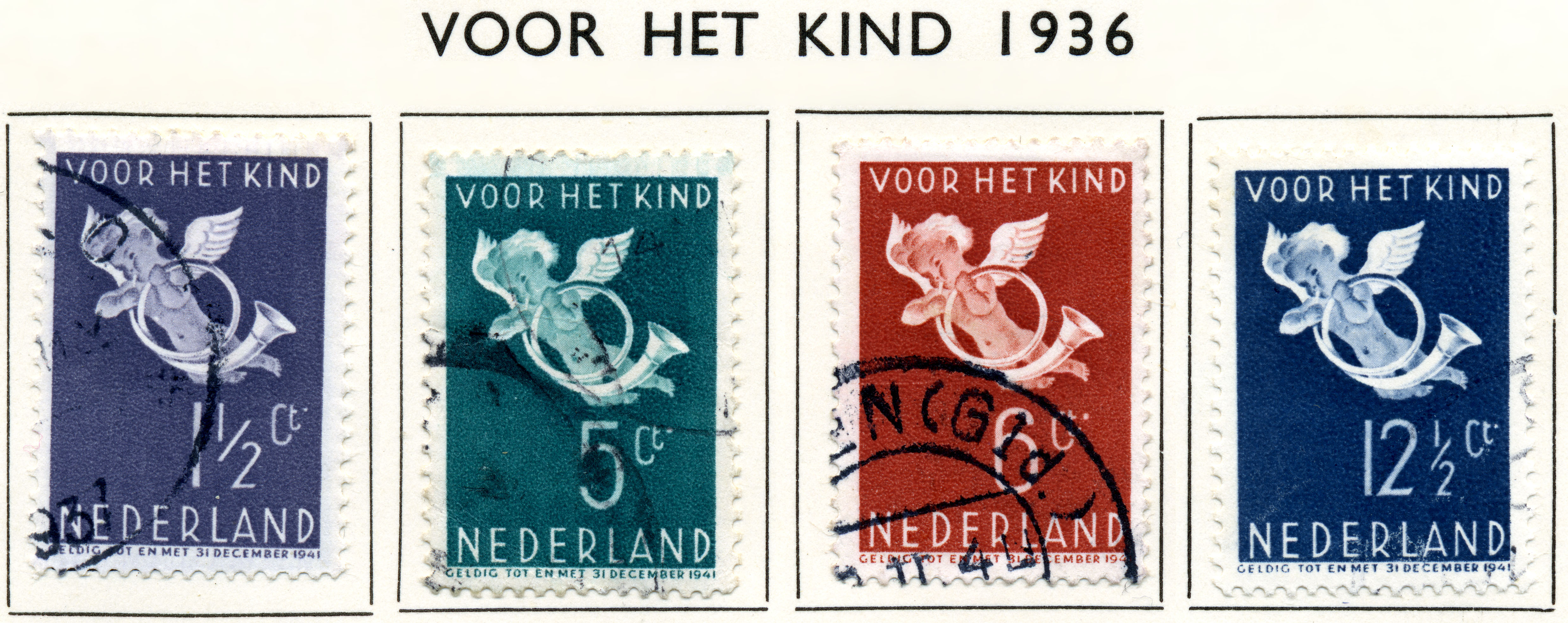 Postzegel 1936 voor het kind