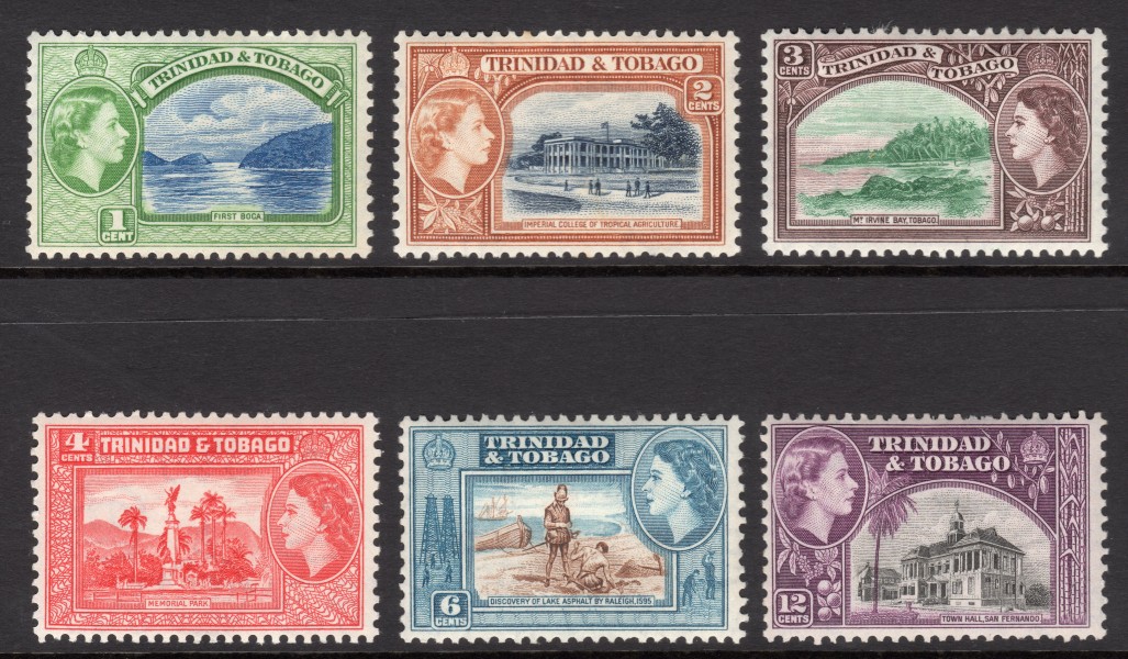 1953 stamps of Trinidad and Tobago