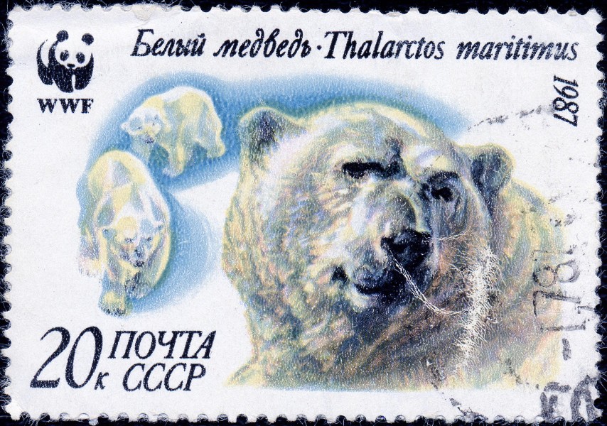 1987. WWF. Белый медведь