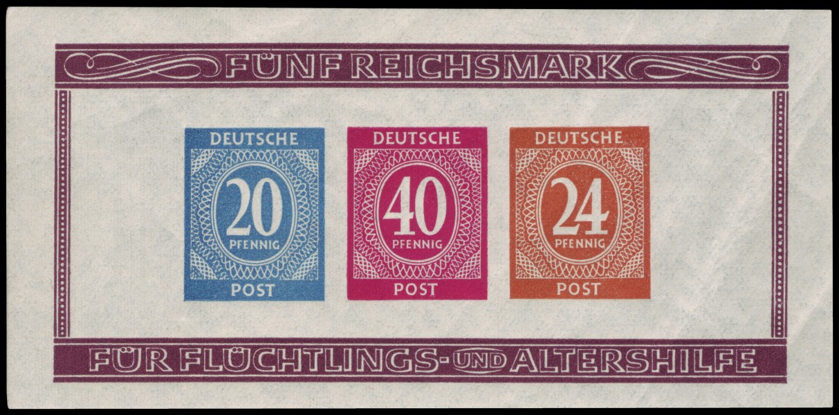 Alliierte Besetzung 1946 Block 12B