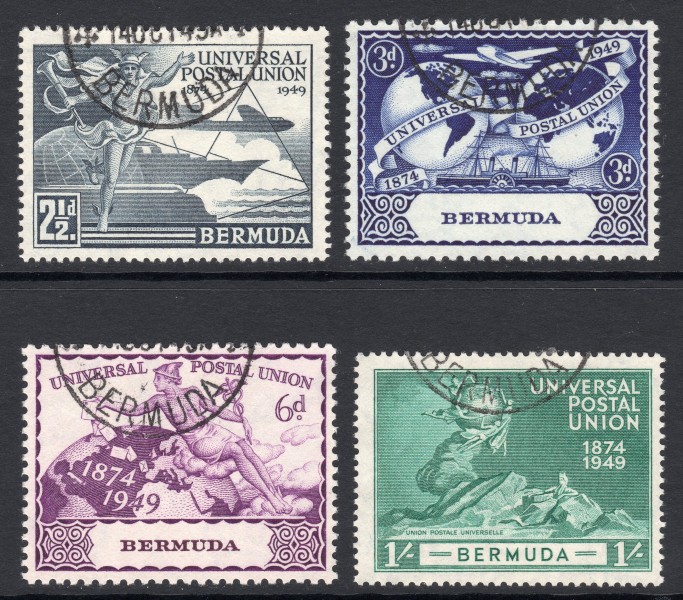 Bermuda U.P.U. stamps 1949