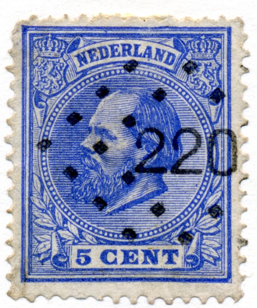 Postzegel 1872-88 5 cent