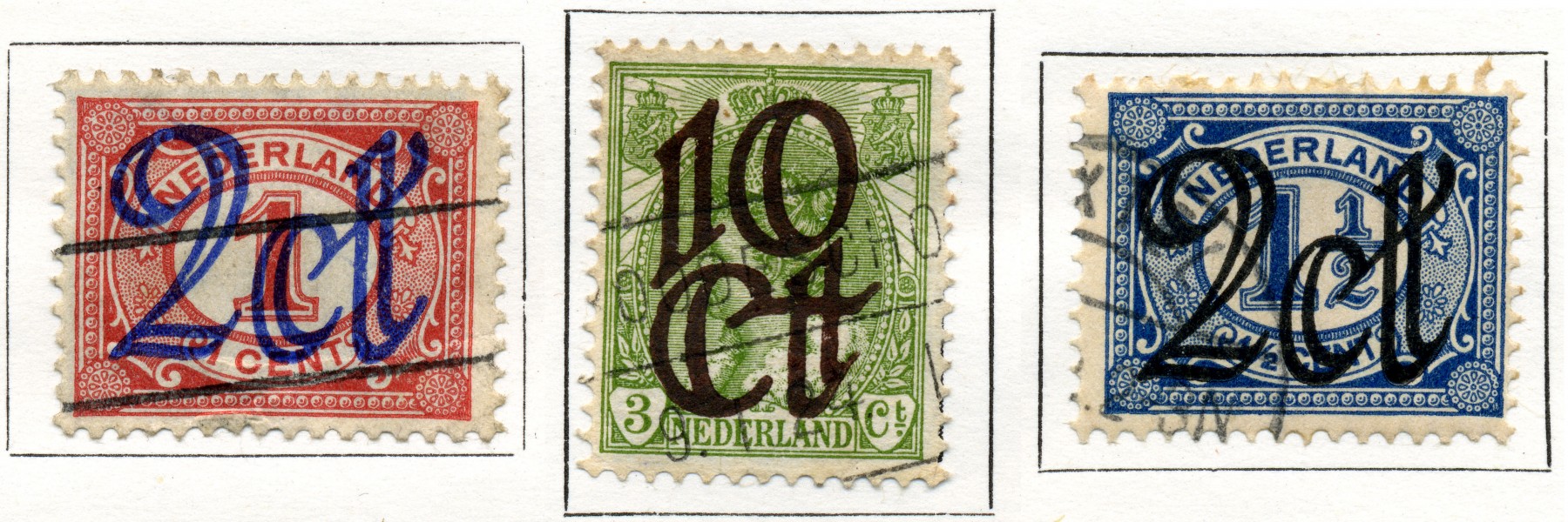 Postzegel 1923 2-10 cent