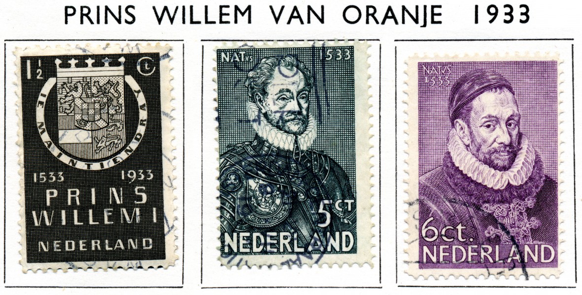 Postzegel 1933 prins willem