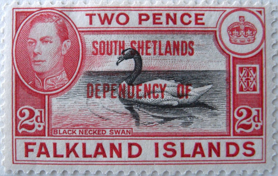 Stamp South Shetlands 2d