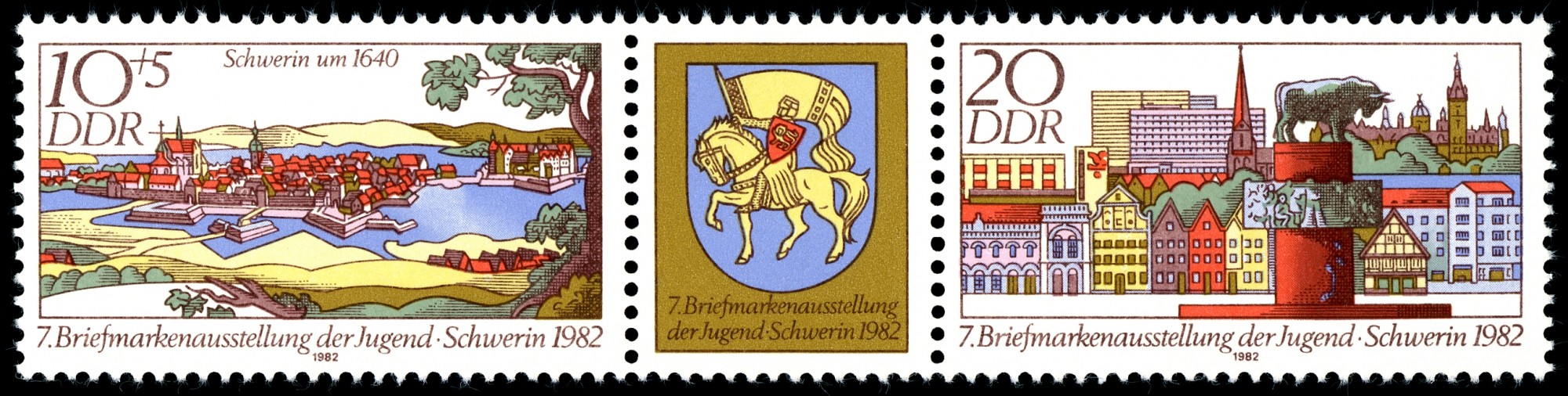 Stamps of Germany (DDR) 1982, MiNr Zusammendruck 2722, 2723