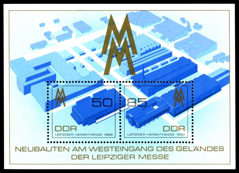 Stamps of Germany (DDR) 1989, MiNr Block 099