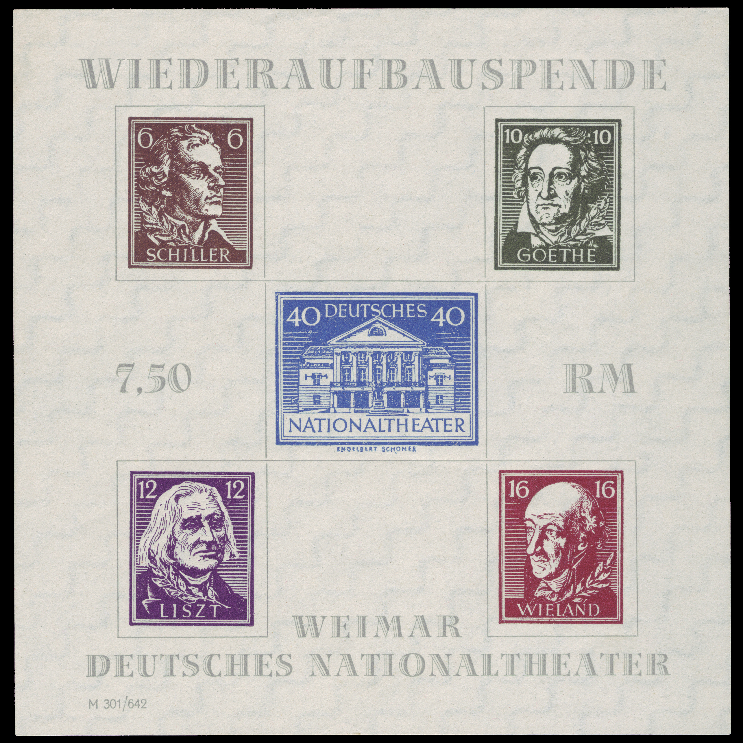 SBZ Thüringen 1946 Bl.3A X Wiederaufbau