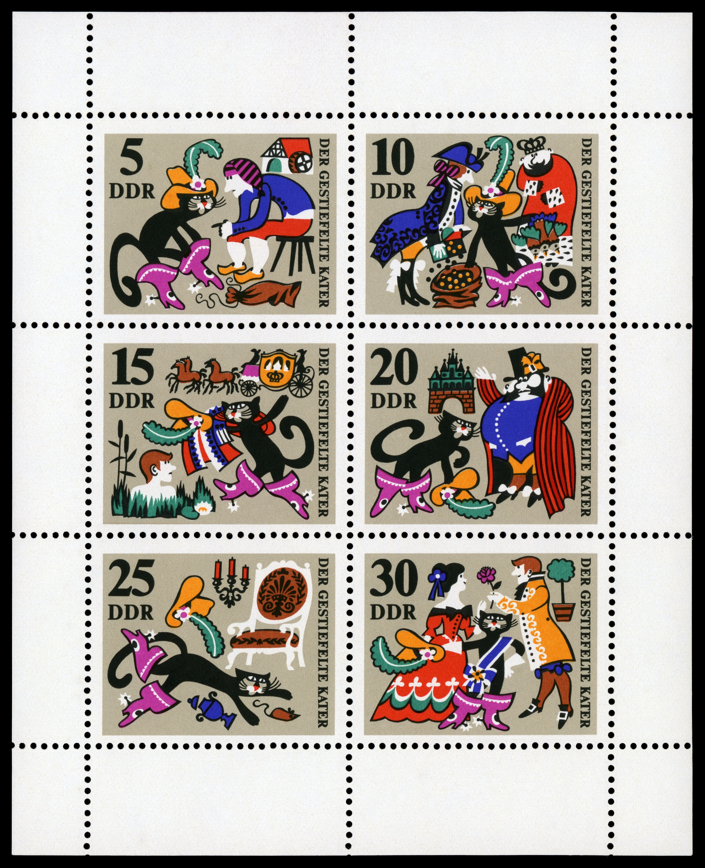 Stamps of Germany (DDR) 1968, MiNr Kleinbogen 1426-1431