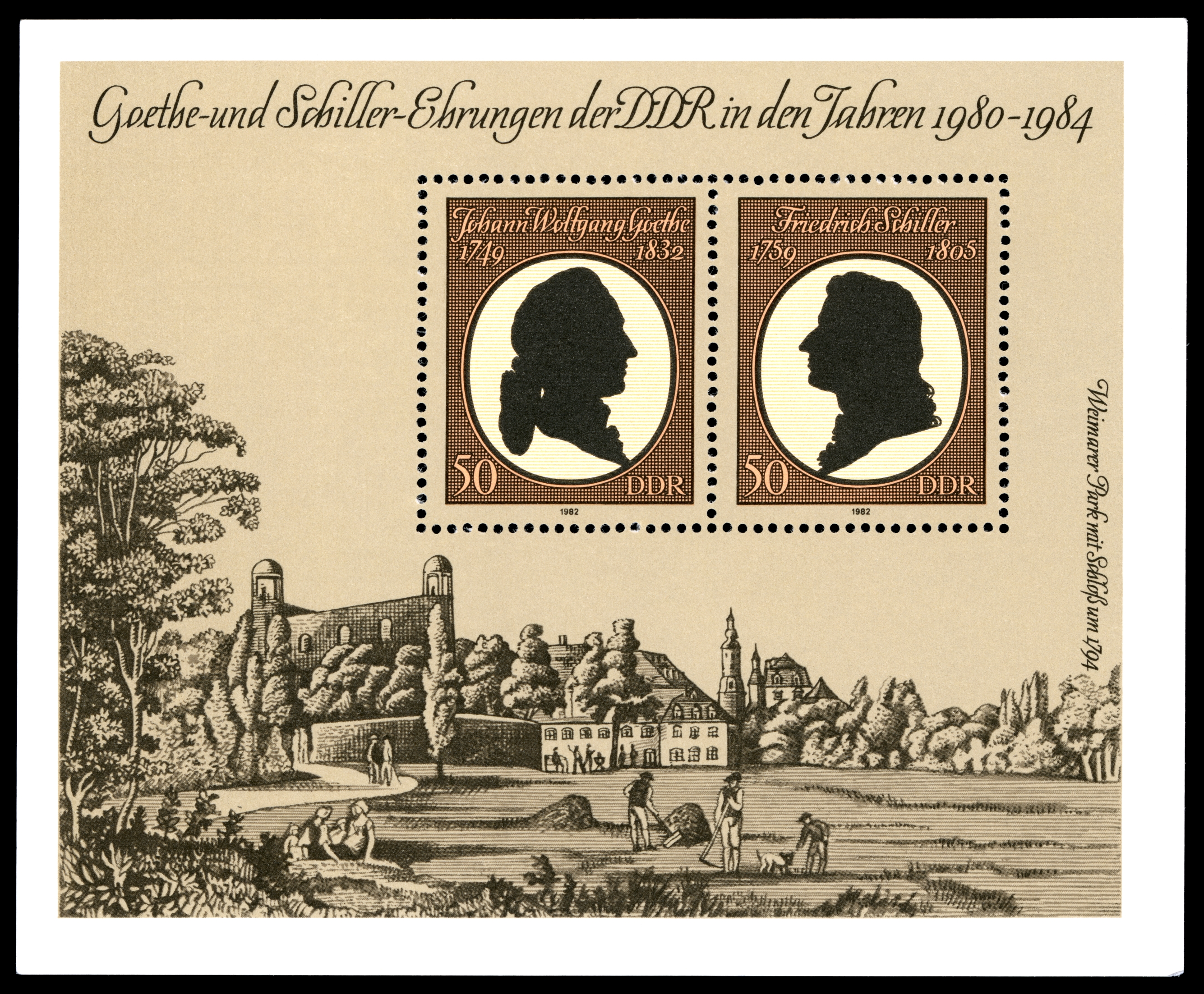 Stamps of Germany (DDR) 1982, MiNr Block 066