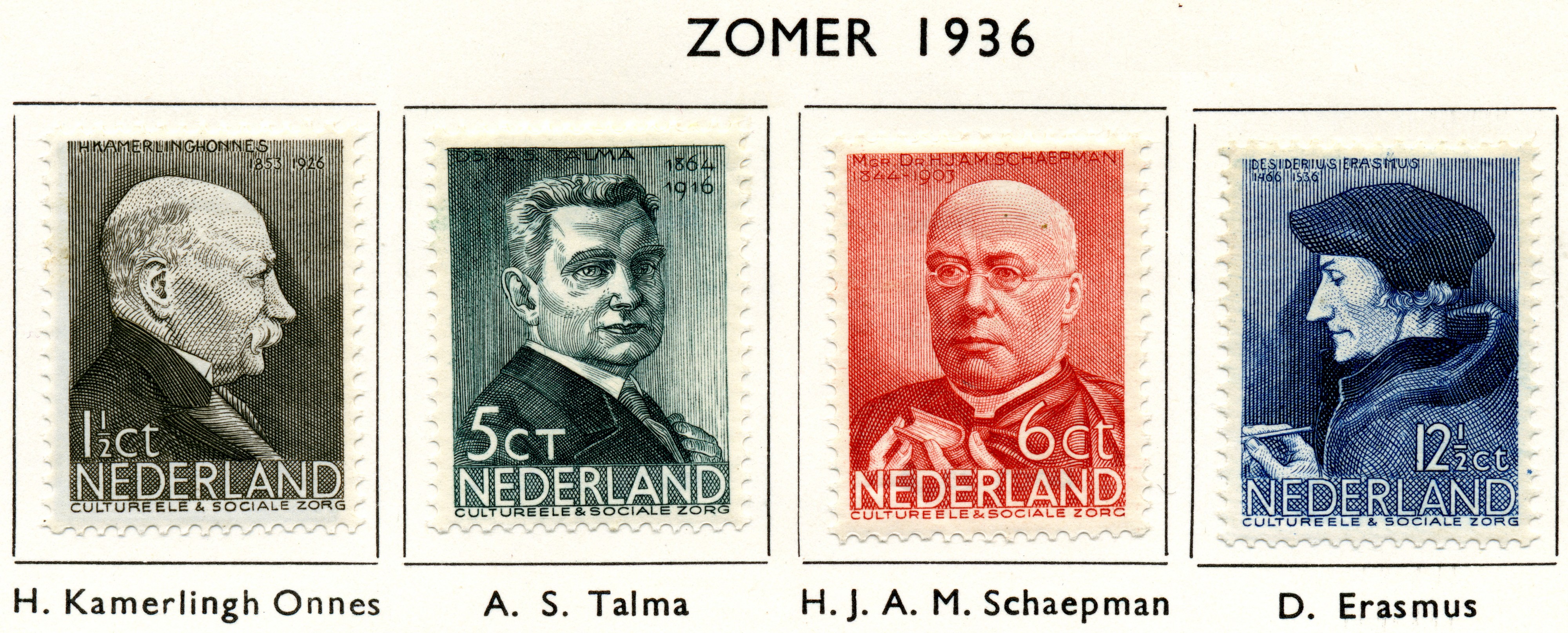 Postzegel 1936 zomer