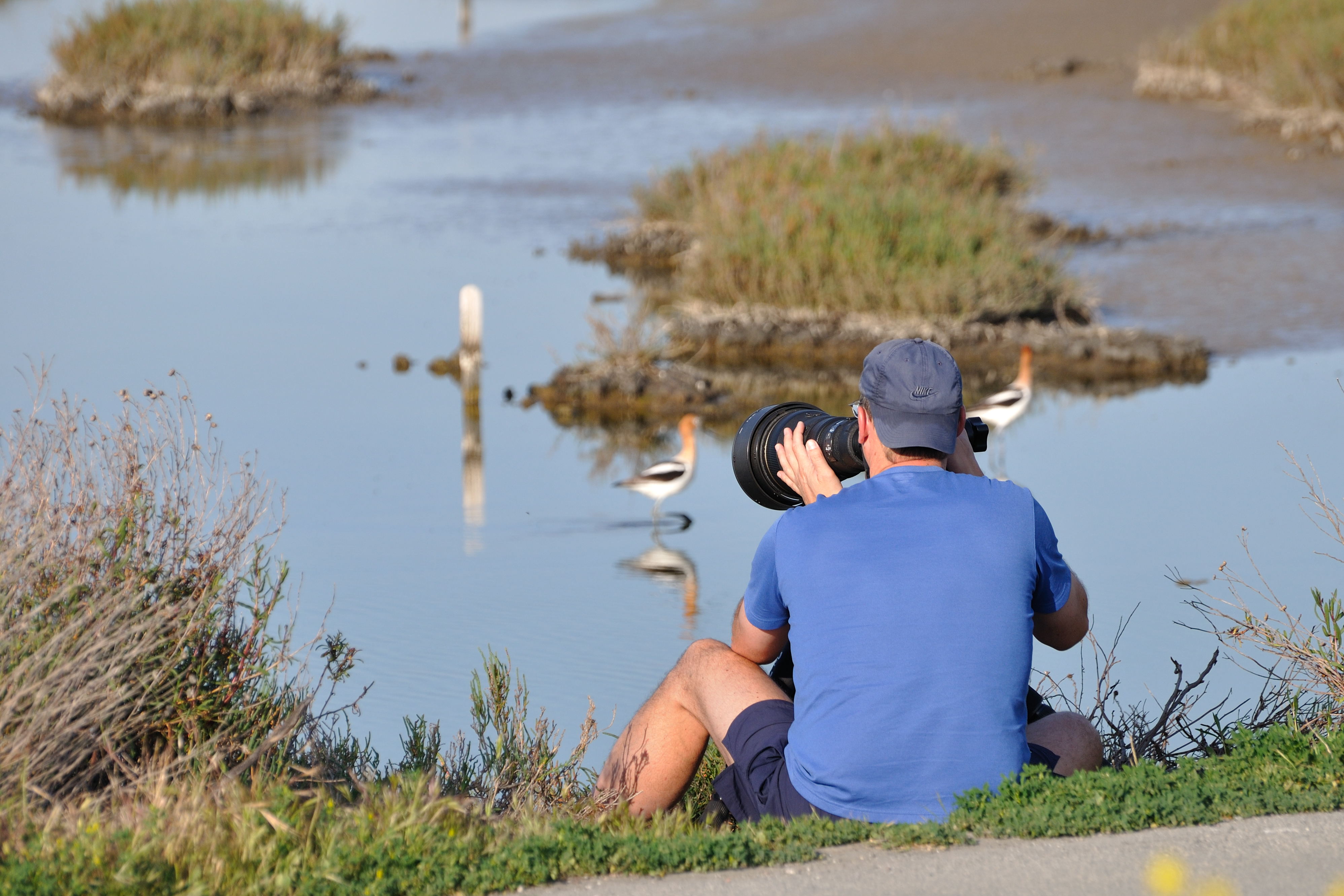 Bird photographer -Palo Alto Baylands-20April2009