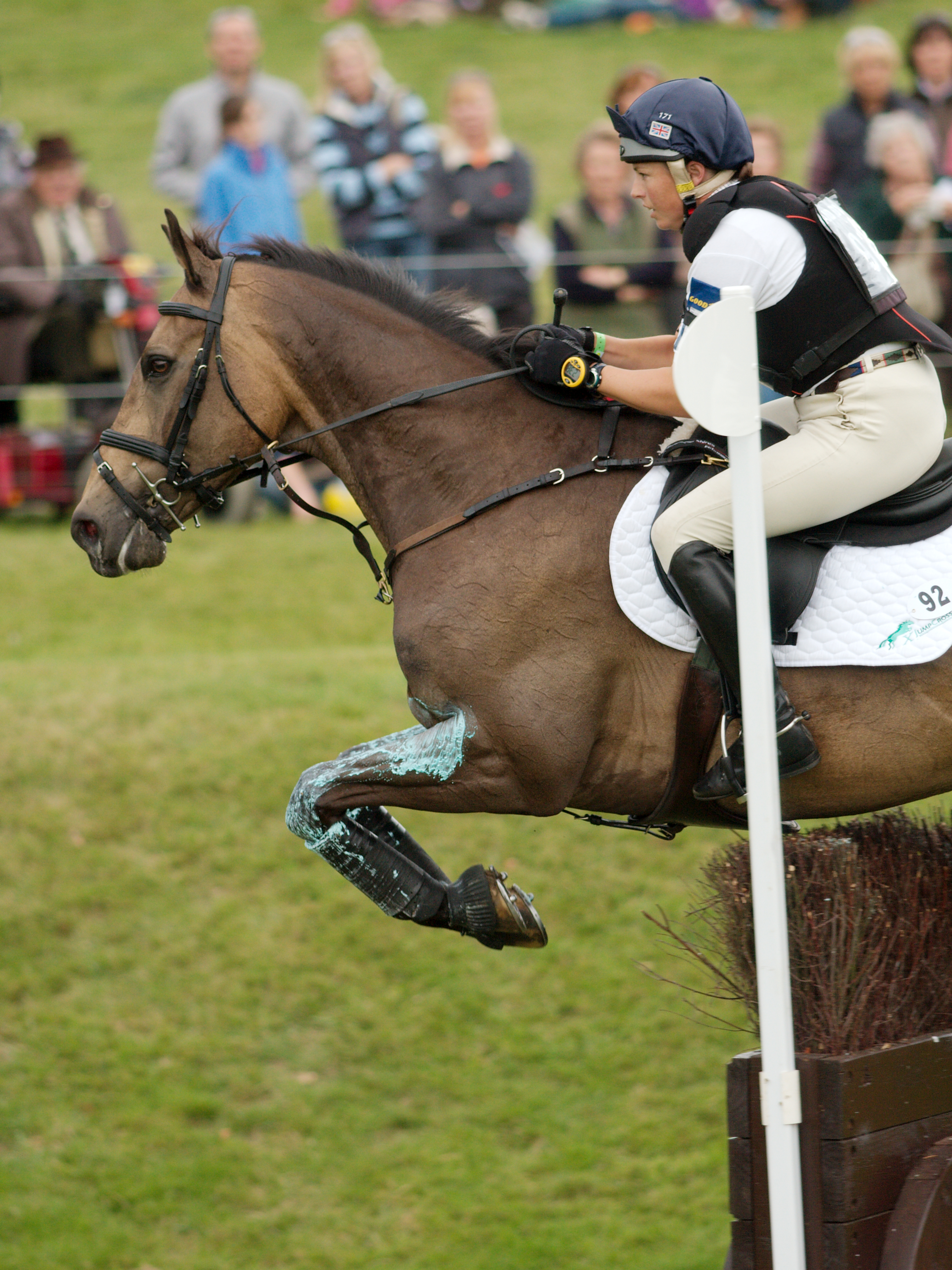 Jeanette brakewell major buck discovery valley burghley 2009