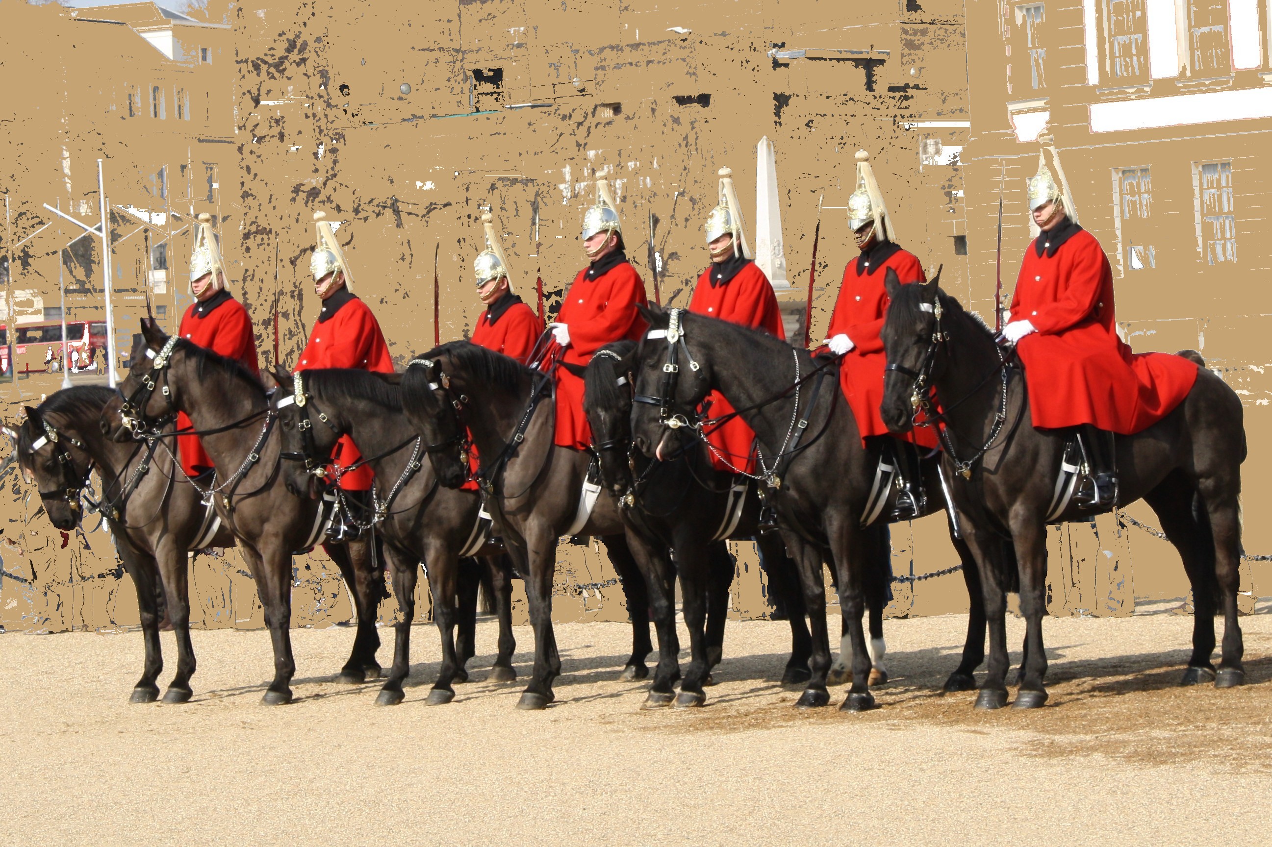 Life guards - Relève Whitehall - London