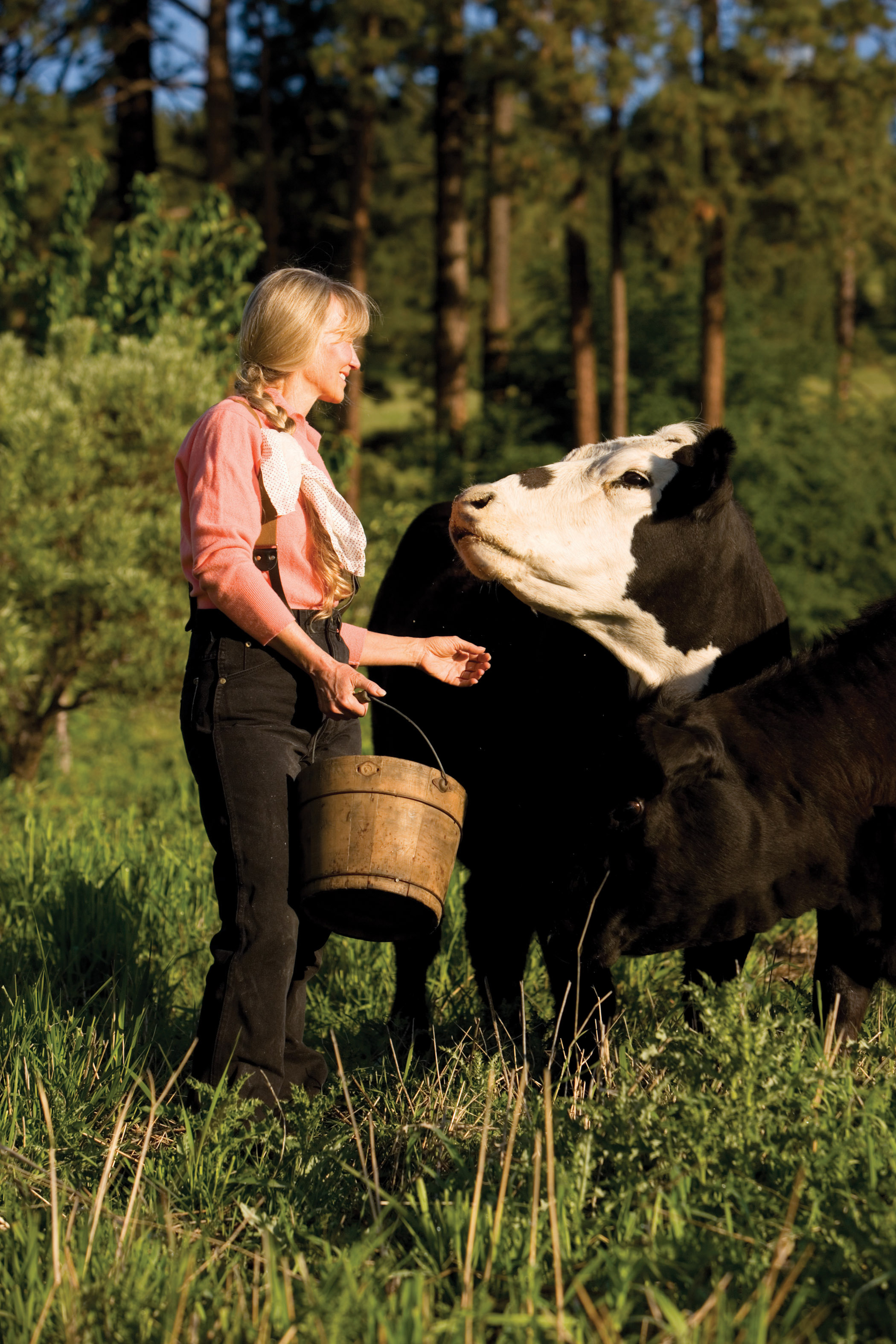 MaryJane & cows, 2005.