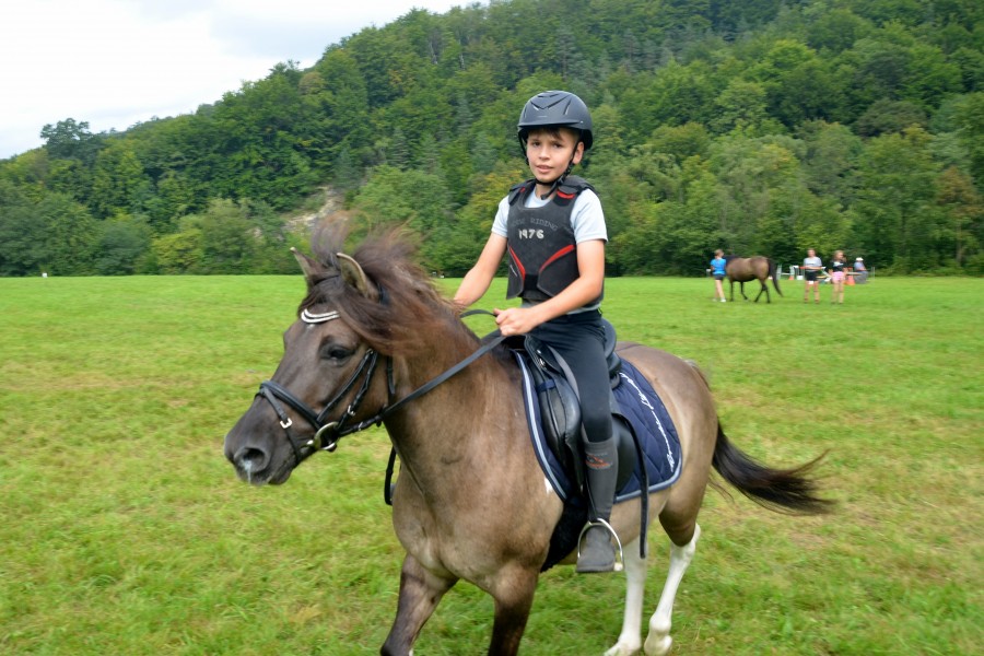 02018 0442 Abschied vom Sommer, Reiten auf den Huzulen Pferden in Rudawka am Wisłok