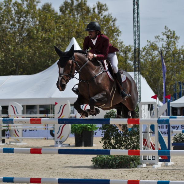 2013 Longines Global Champions - Lausanne - 14-09-2013 - Abdul Al Marri et Sidoline van de Centaur 1