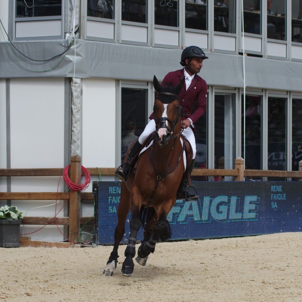 2013 Longines Global Champions - Lausanne - 14-09-2013 - Awad Al Qahtani et Sjoeke 1