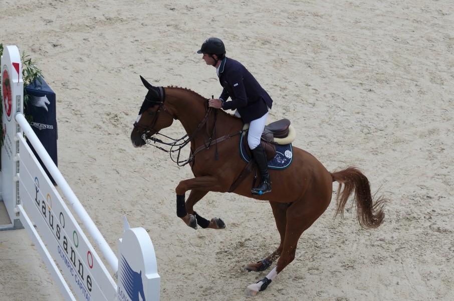 2013 Longines Global Champions - Lausanne - 14-09-2013 - Denis Lynch et Coulisa 1