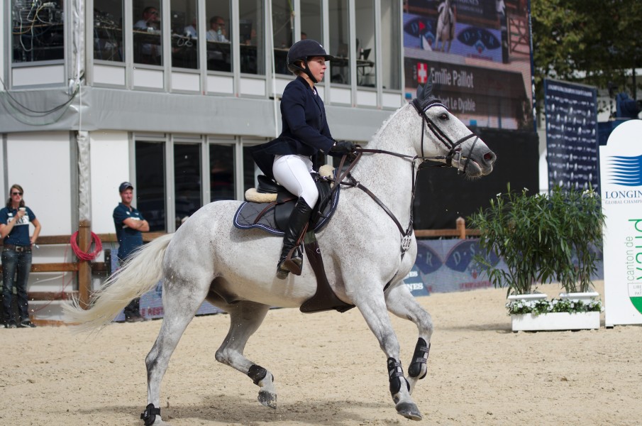 2013 Longines Global Champions - Lausanne - 14-09-2013 - Emilie Paillot et Robert Le Dyable