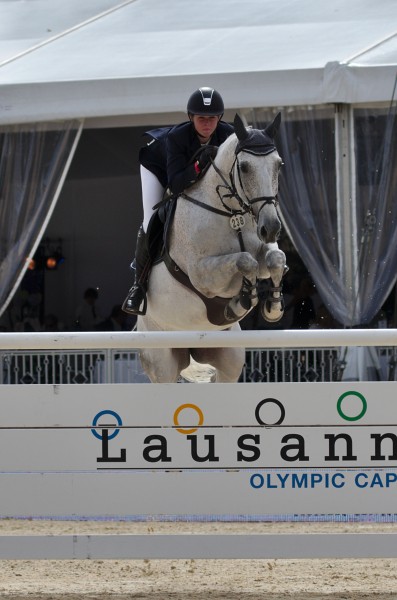 2013 Longines Global Champions - Lausanne - 14-09-2013 - Emilie Payot et Robert Le Dyable 1