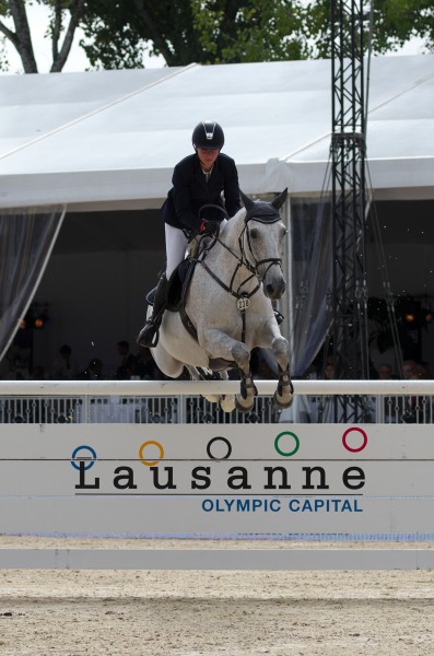 2013 Longines Global Champions - Lausanne - 14-09-2013 - Emilie Payot et Robert Le Dyable 2