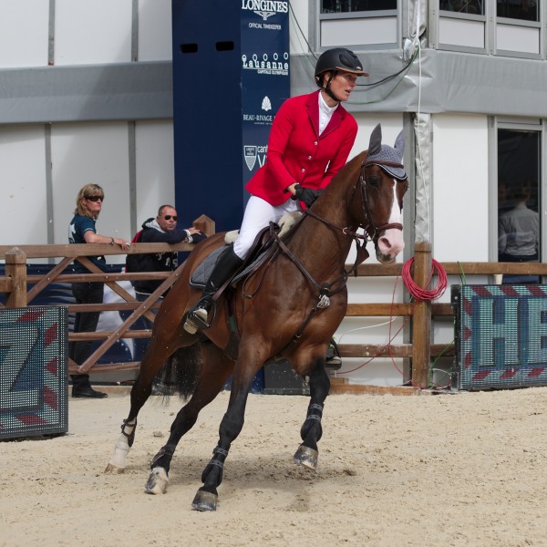 2013 Longines Global Champions - Lausanne - 14-09-2013 - Rachel Sandoz et Caribaldi 2