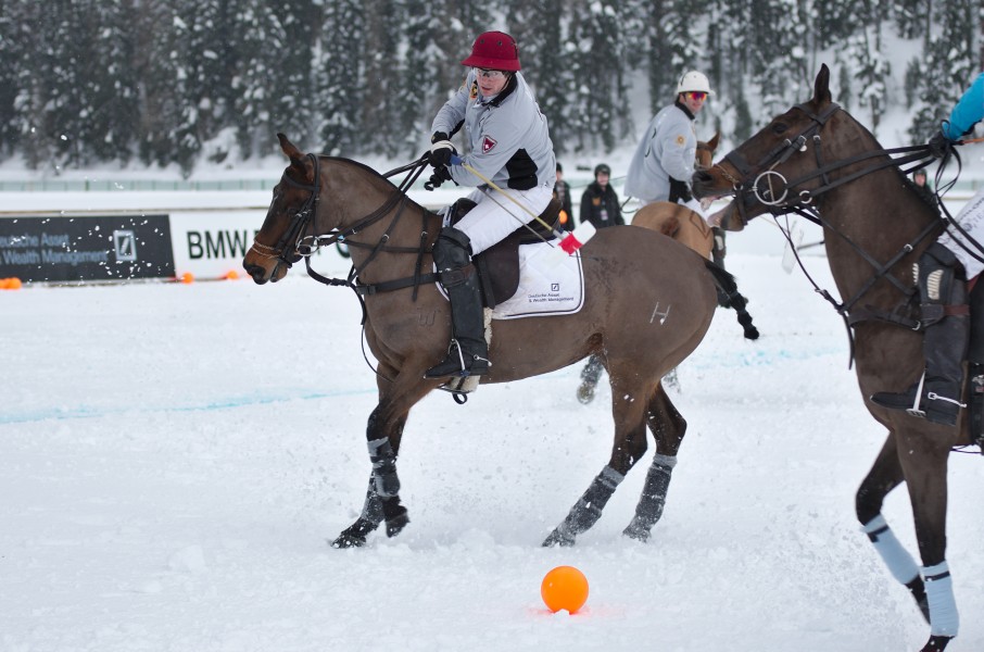 30th St. Moritz Polo World Cup on Snow - 20140201 - BMW vs Deutsche Bank 14