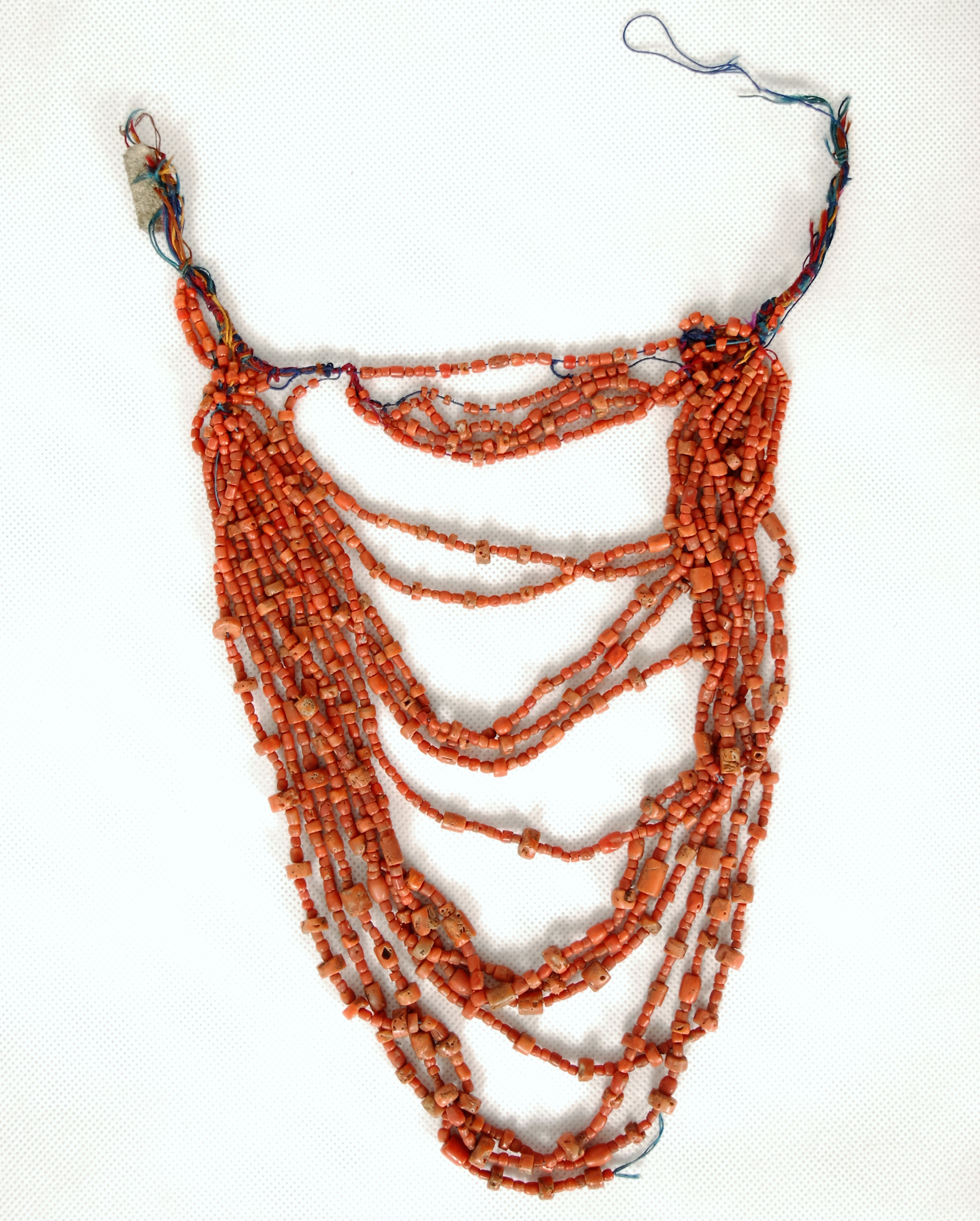 Traditional treasured coral necklace, Maramures, Romania