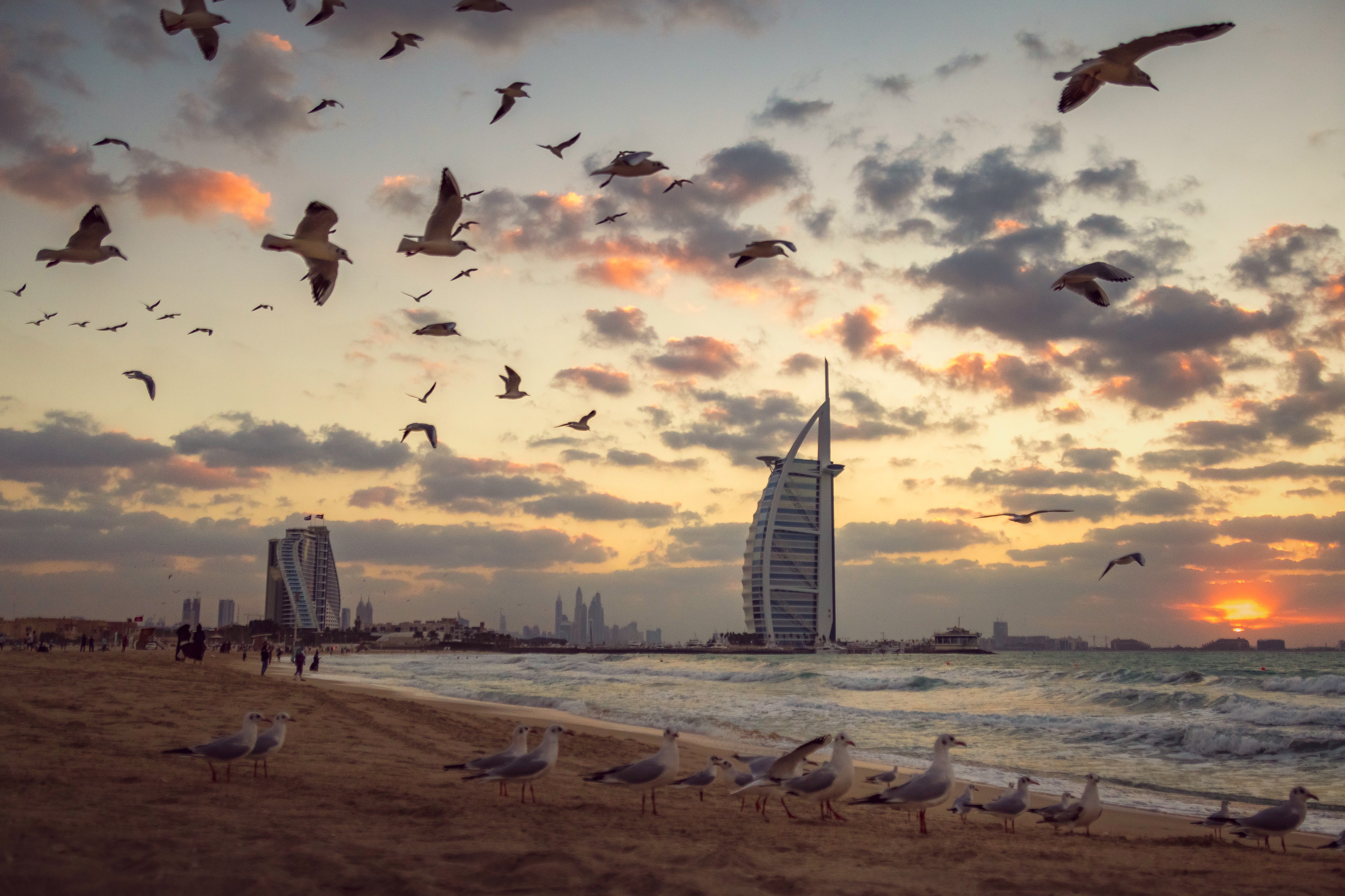 Sunset in Jumeirah Beach