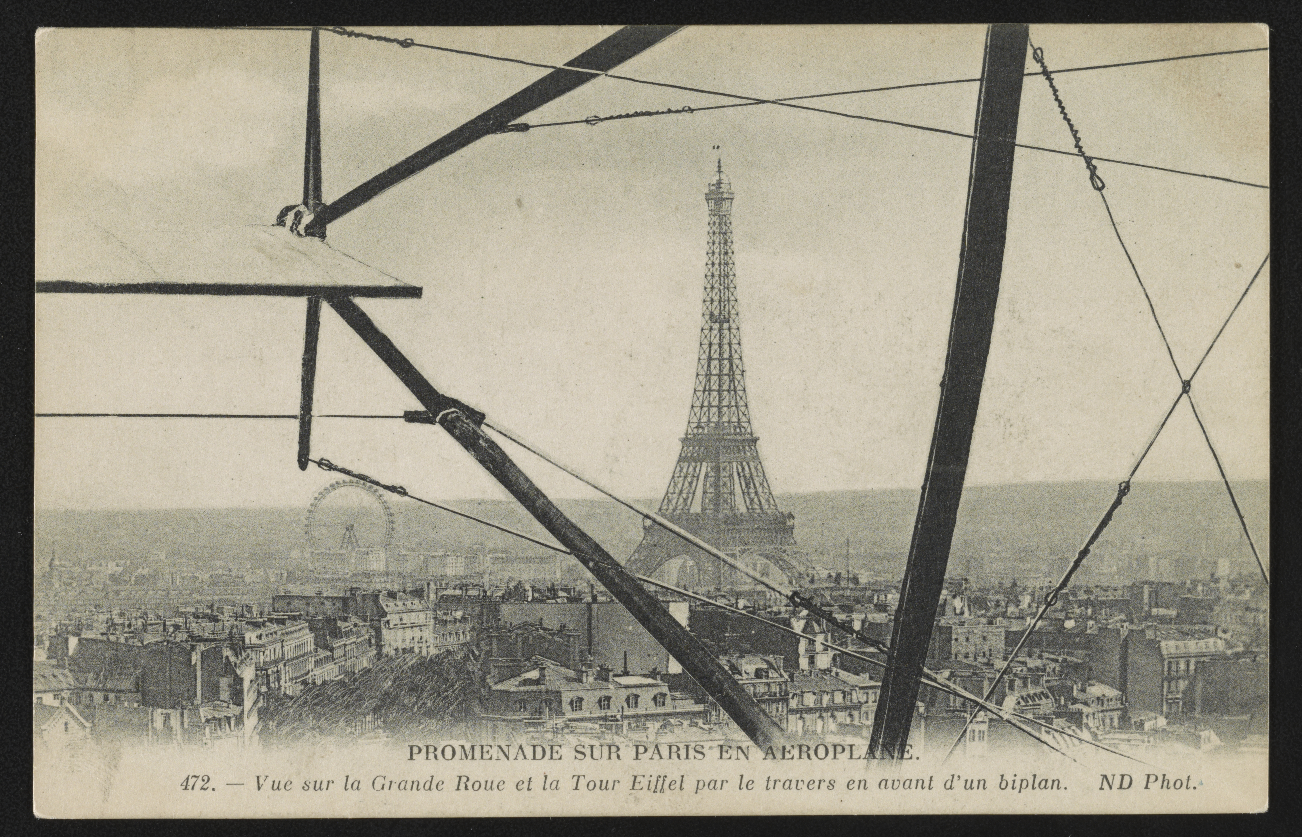Étienne Neurdein, Promenade sur Paris en aeroplane, ca. 1904-14