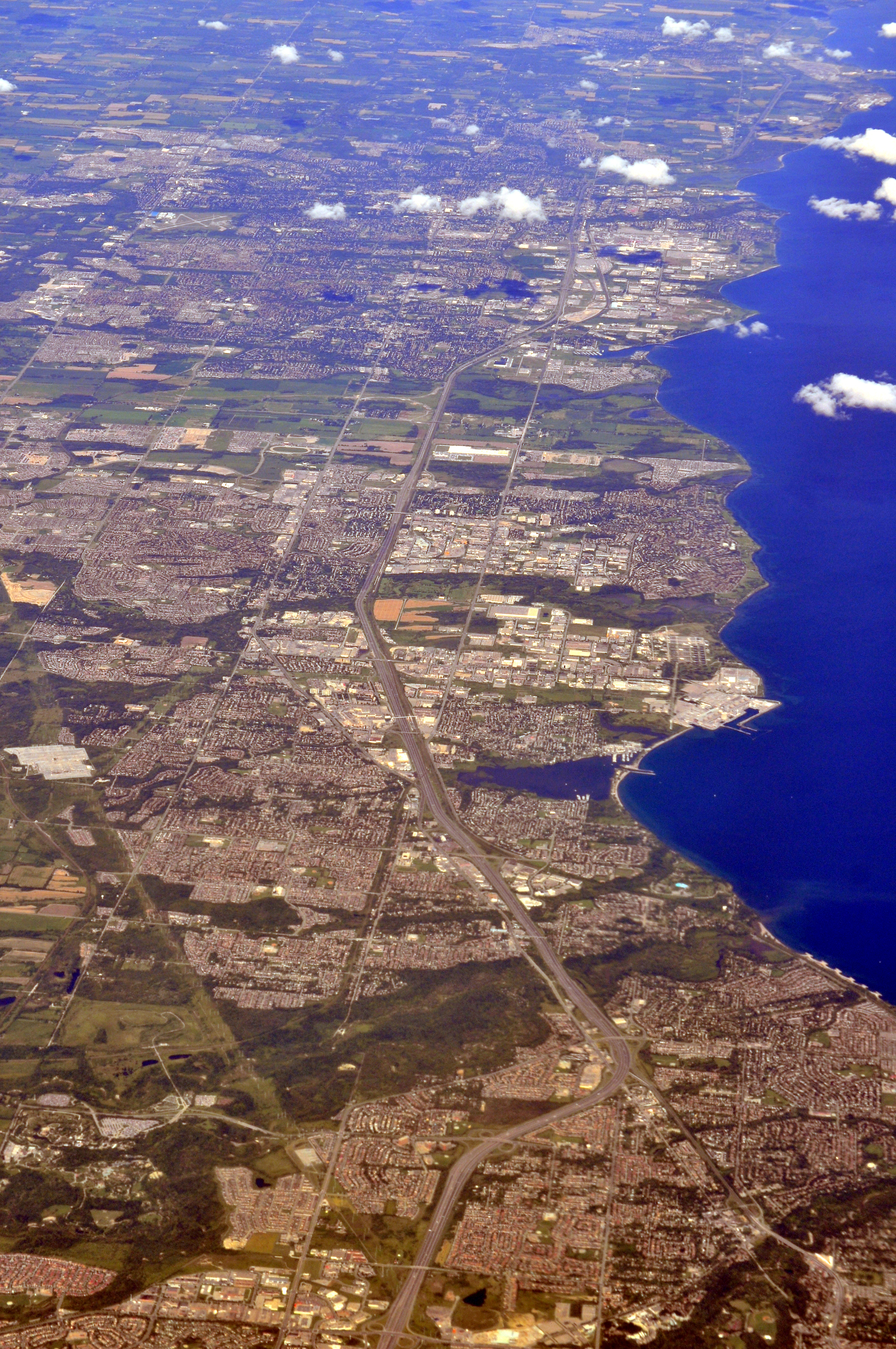 Aerial - east Scarborough Ontario to Oshawa and beyond 01 - white balanced (9660002194)