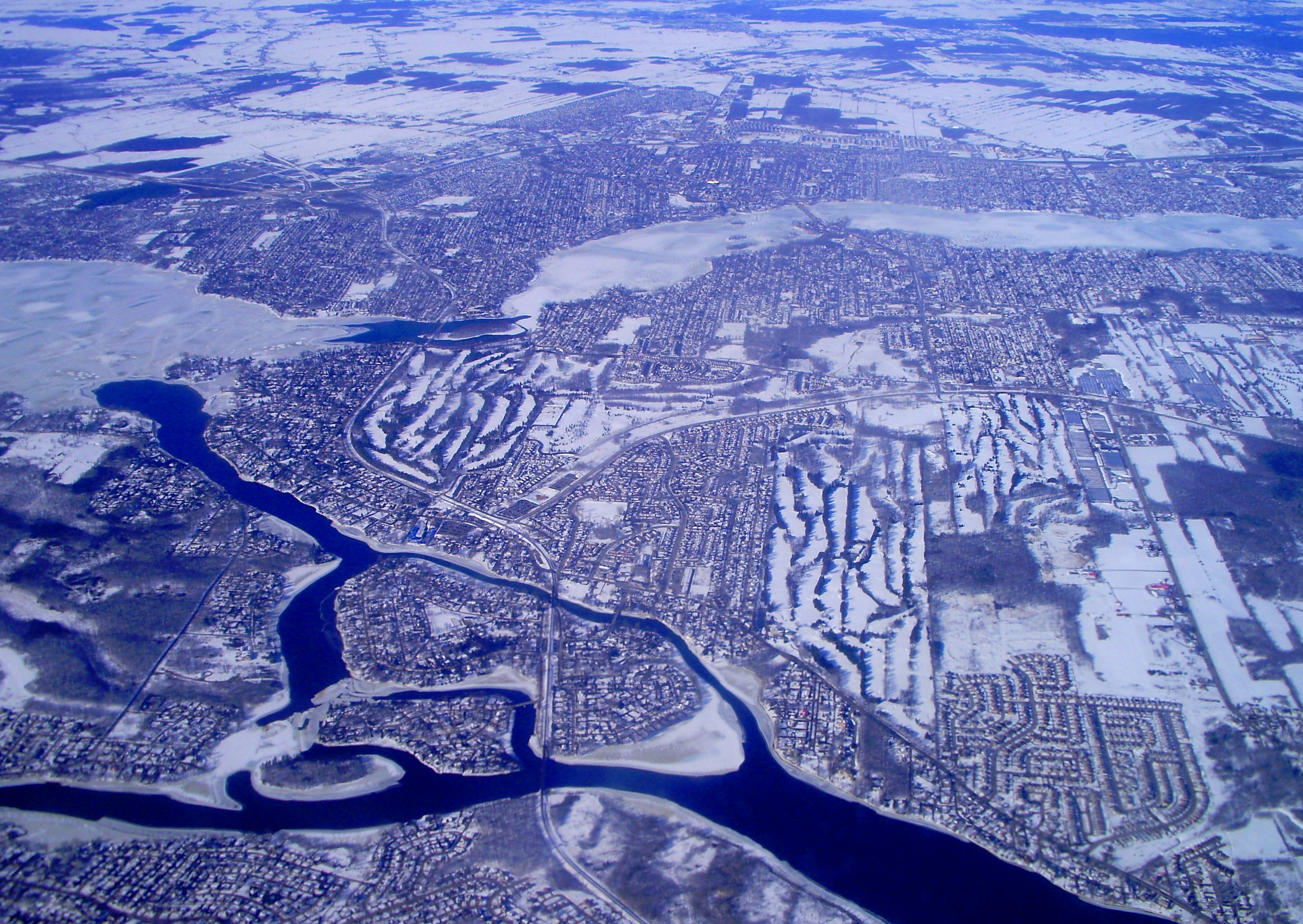 Aerial photo of Laval (Quebec)