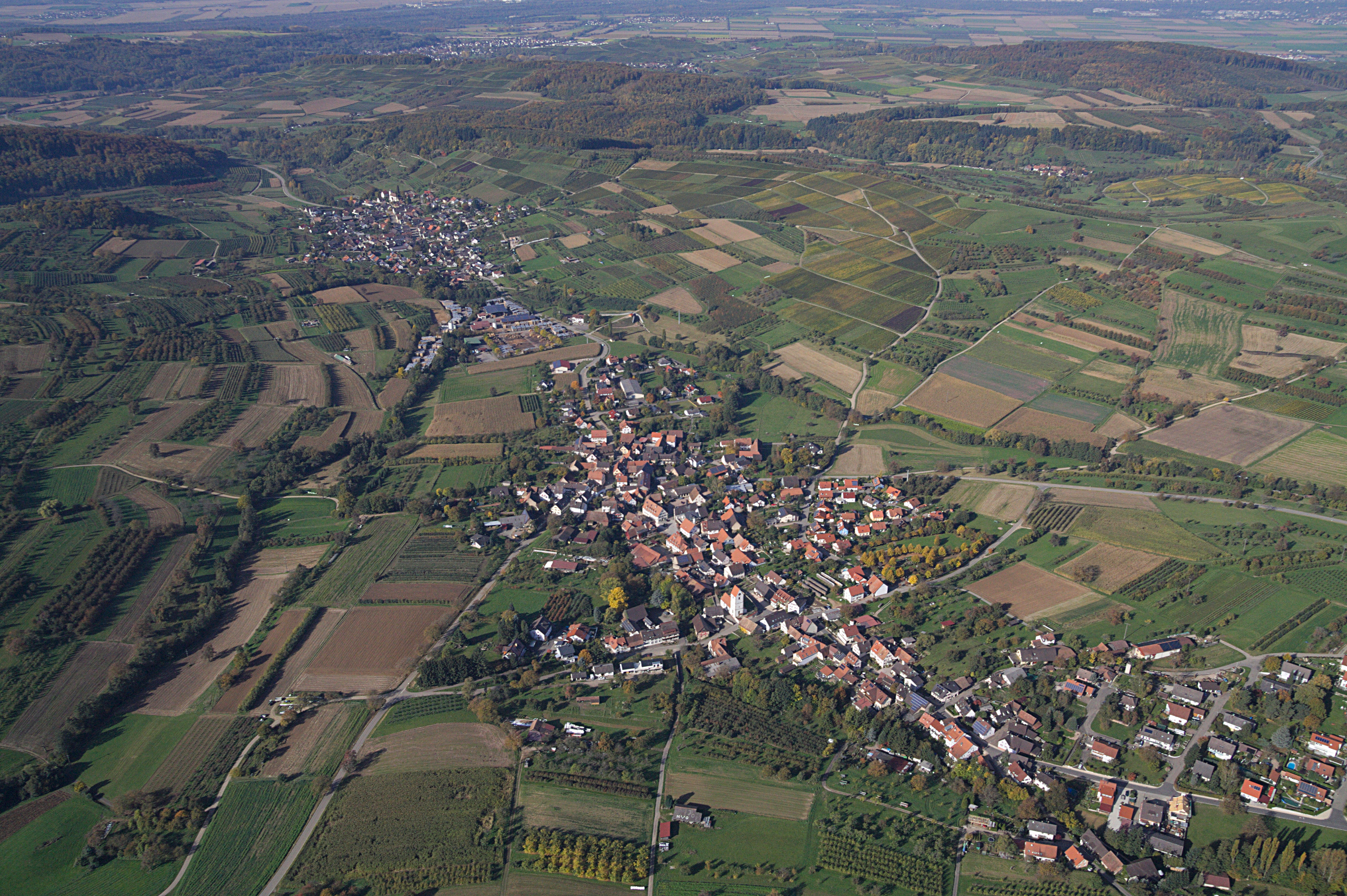 Aerial View - Nieder- und Obereggenen