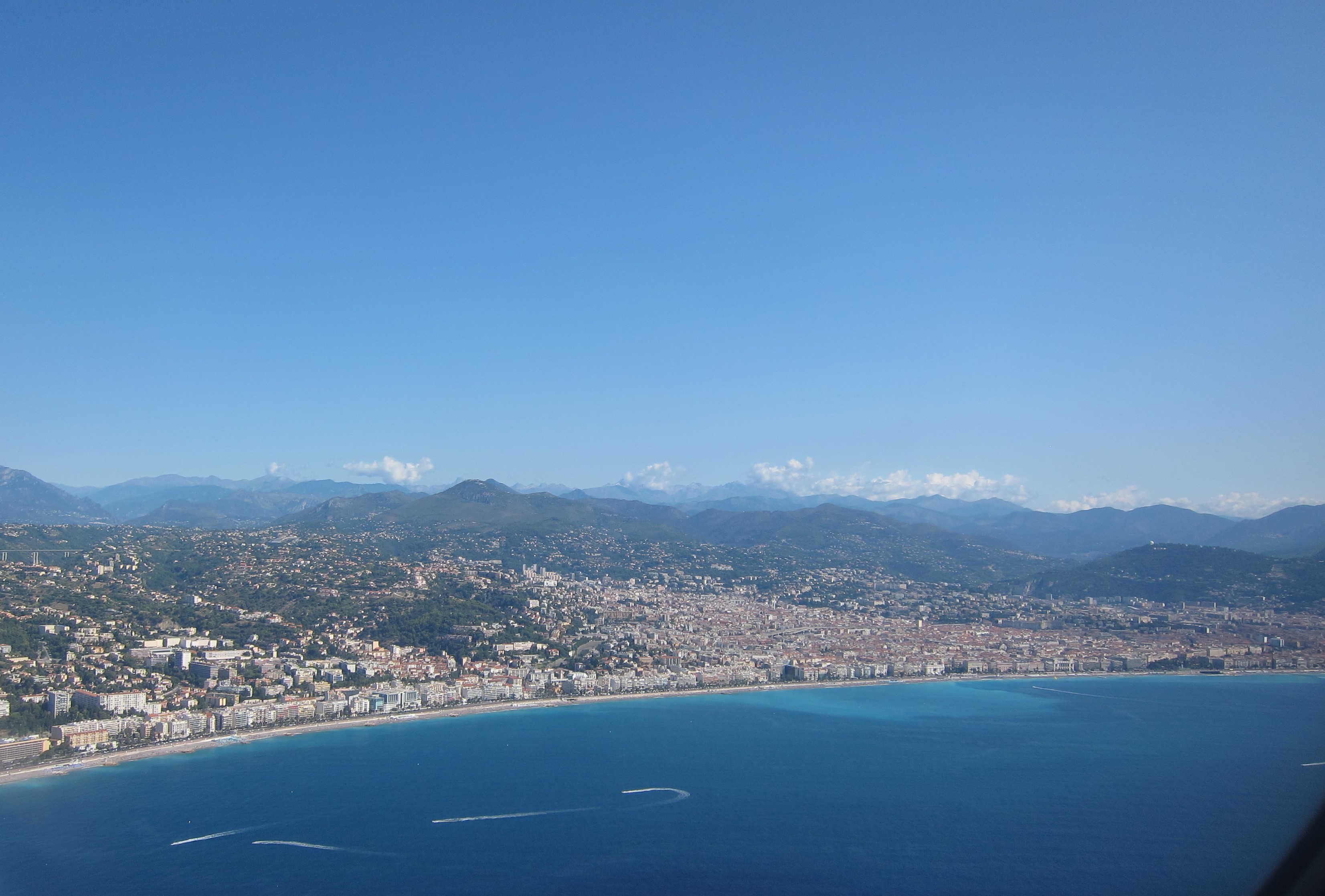 Aerial view of Nice in 2014