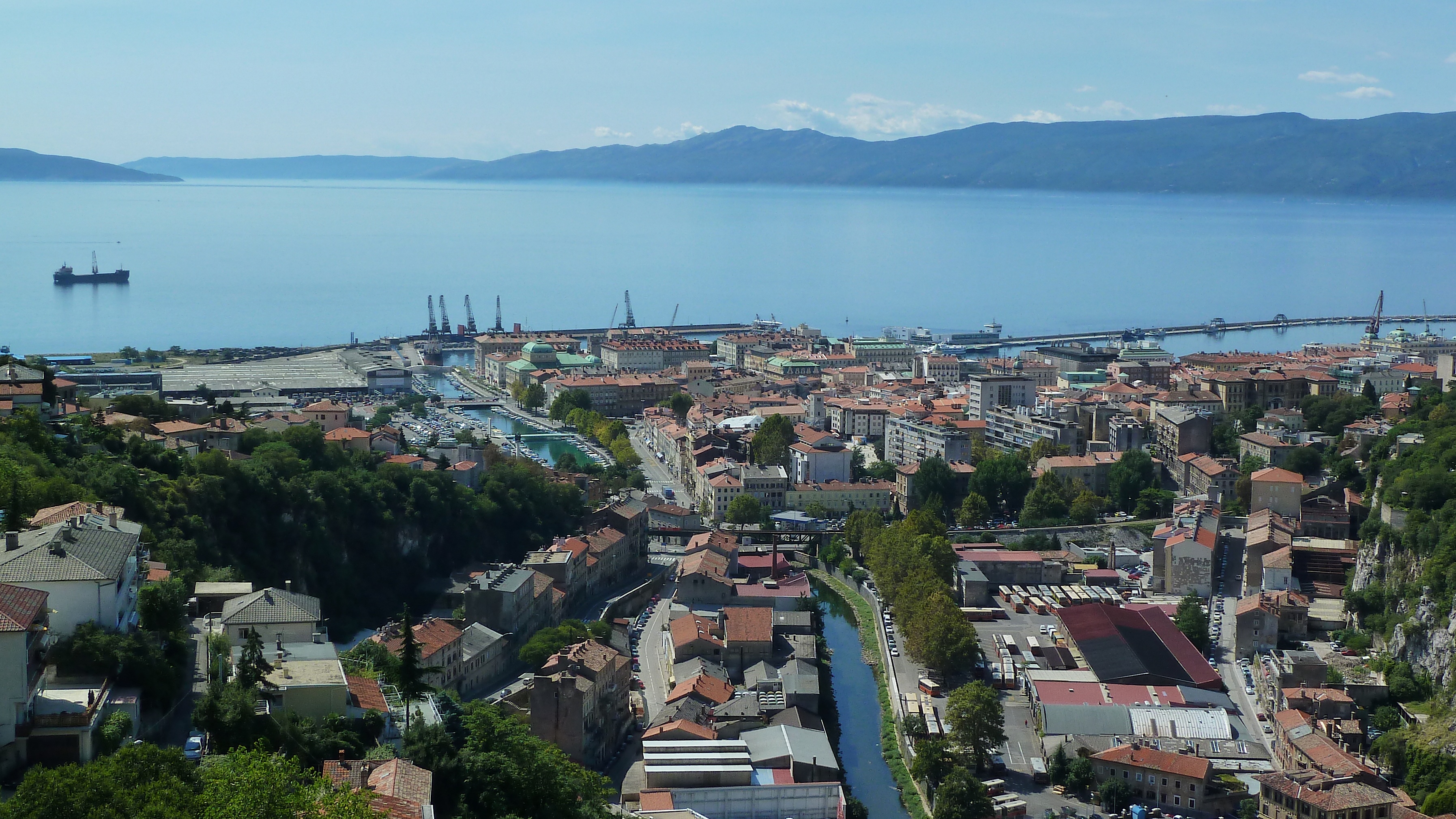Bay of Rijeka from Trsat