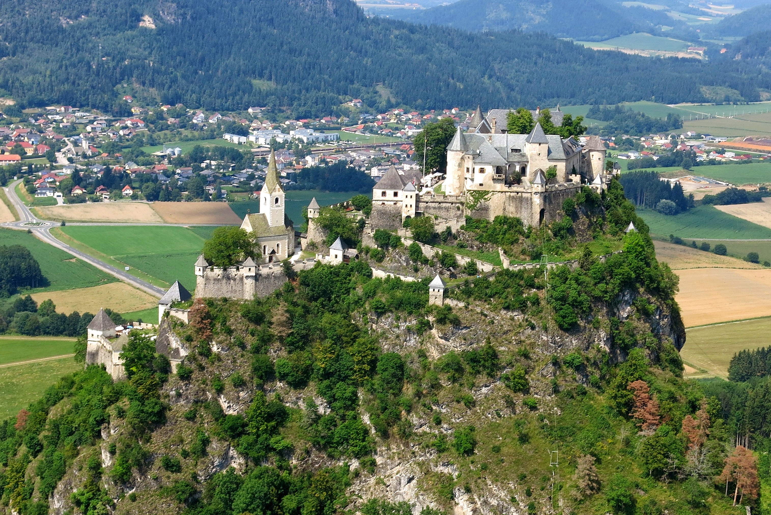 Burg Hochosterwitz, Süd-Ansicht