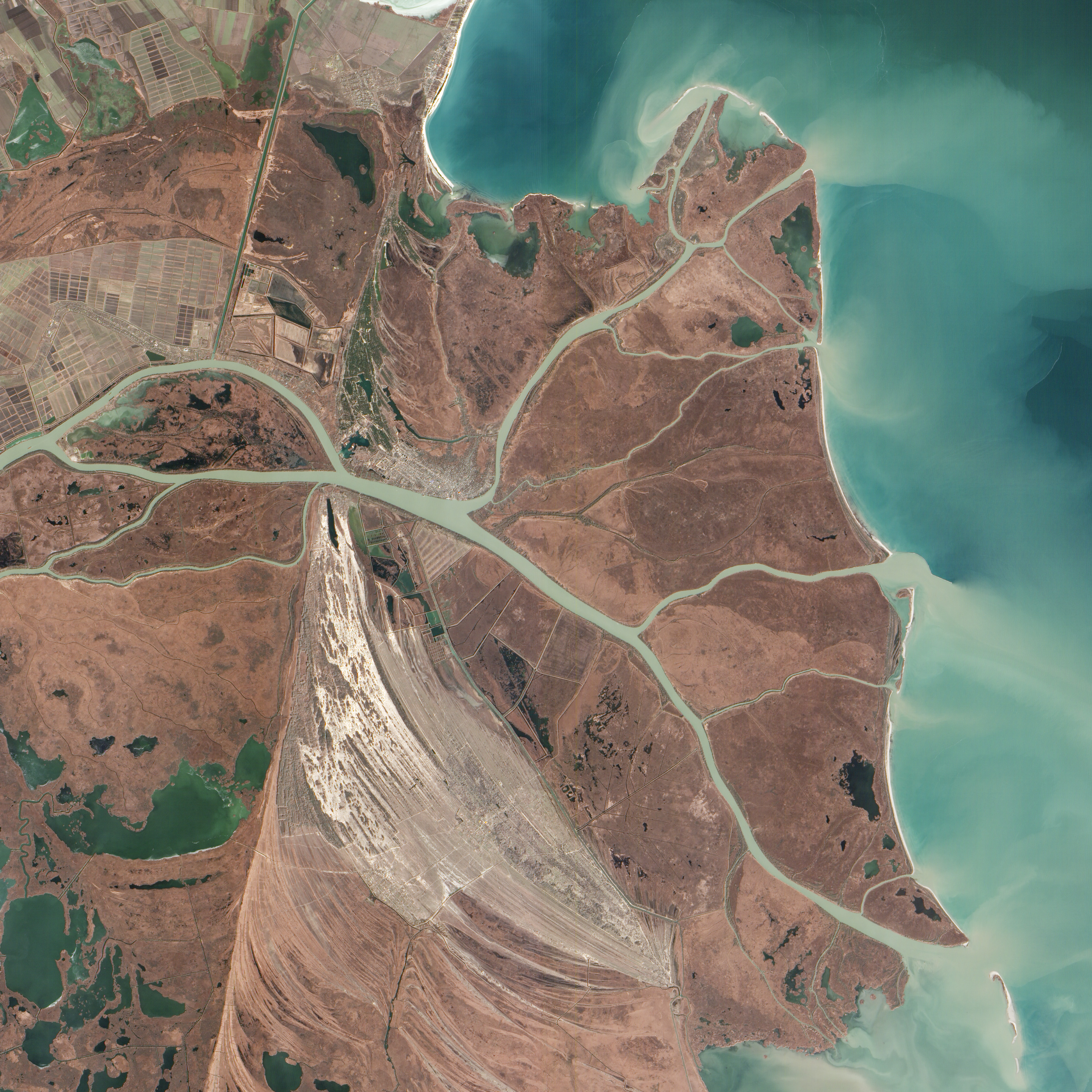Danubedelta chilia lobe satellite image