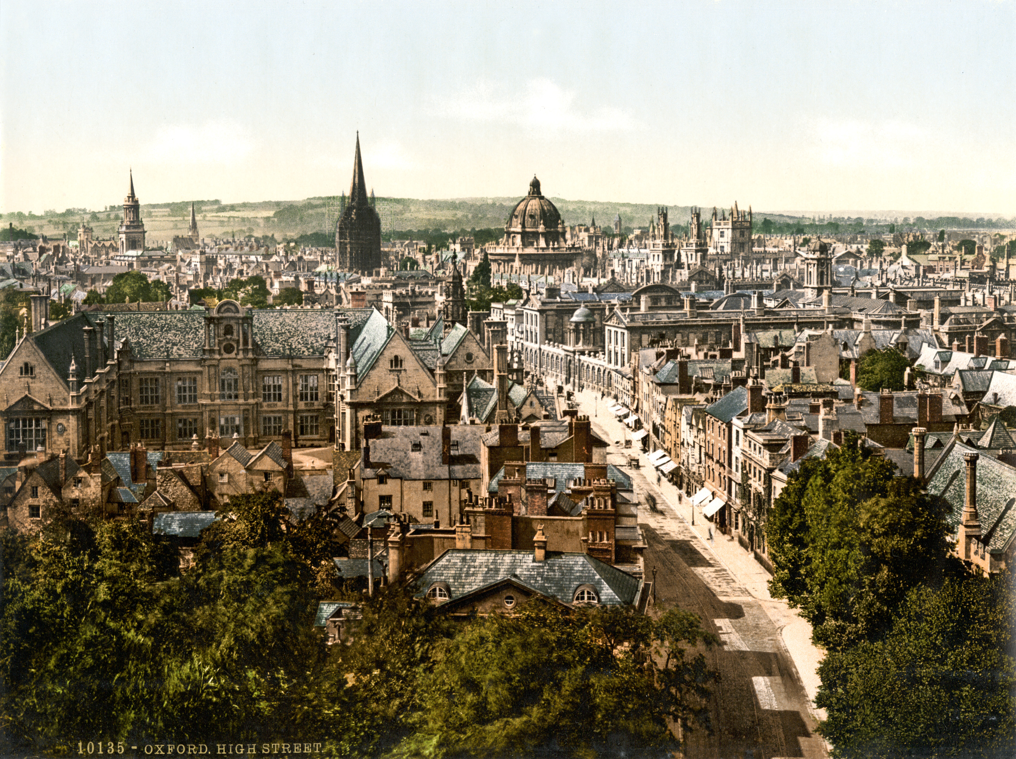 High Street, Oxford, England, 1890s