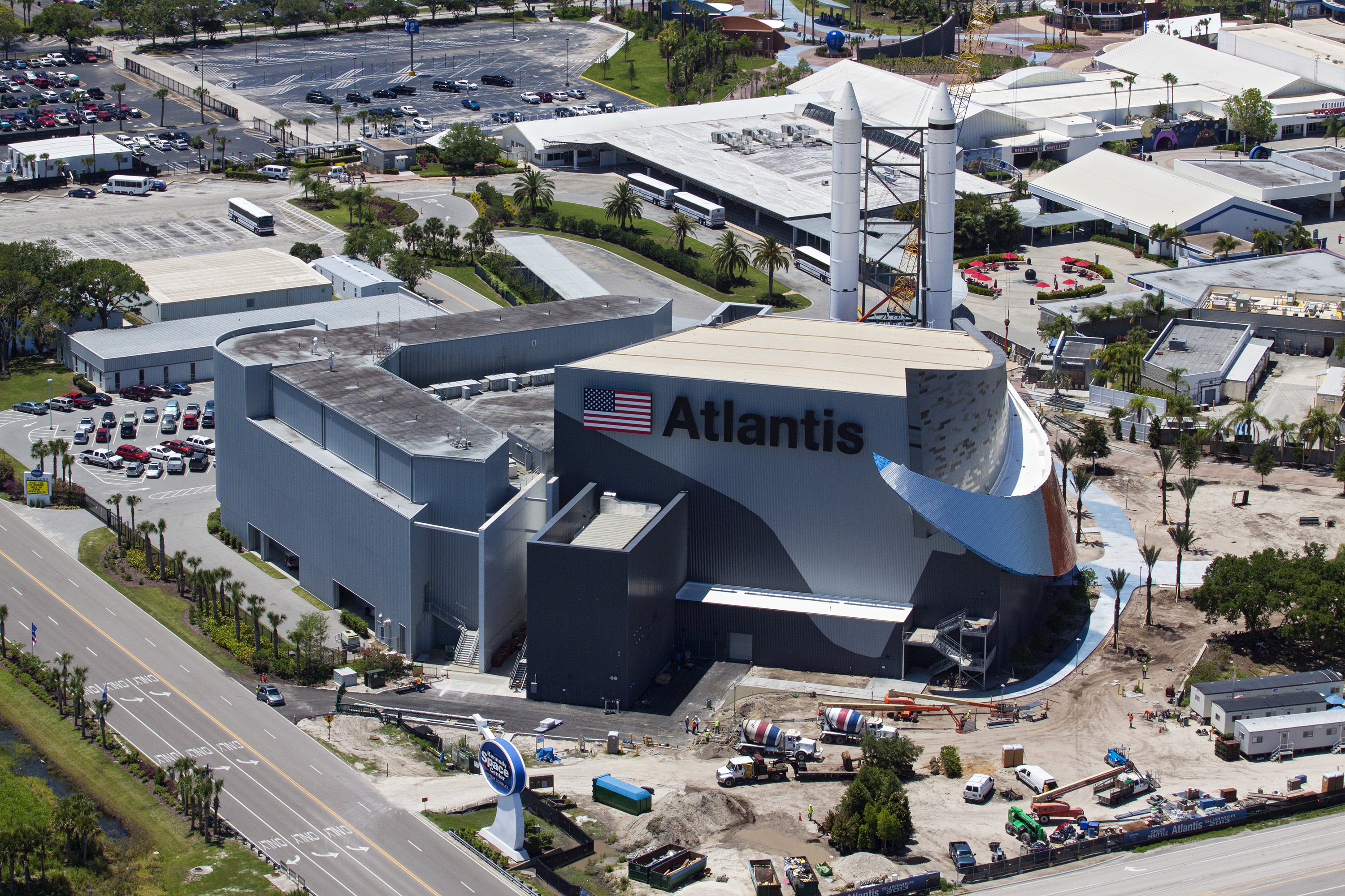 KSC Visitor Complex - Space Shuttle Atlantis exhibit building