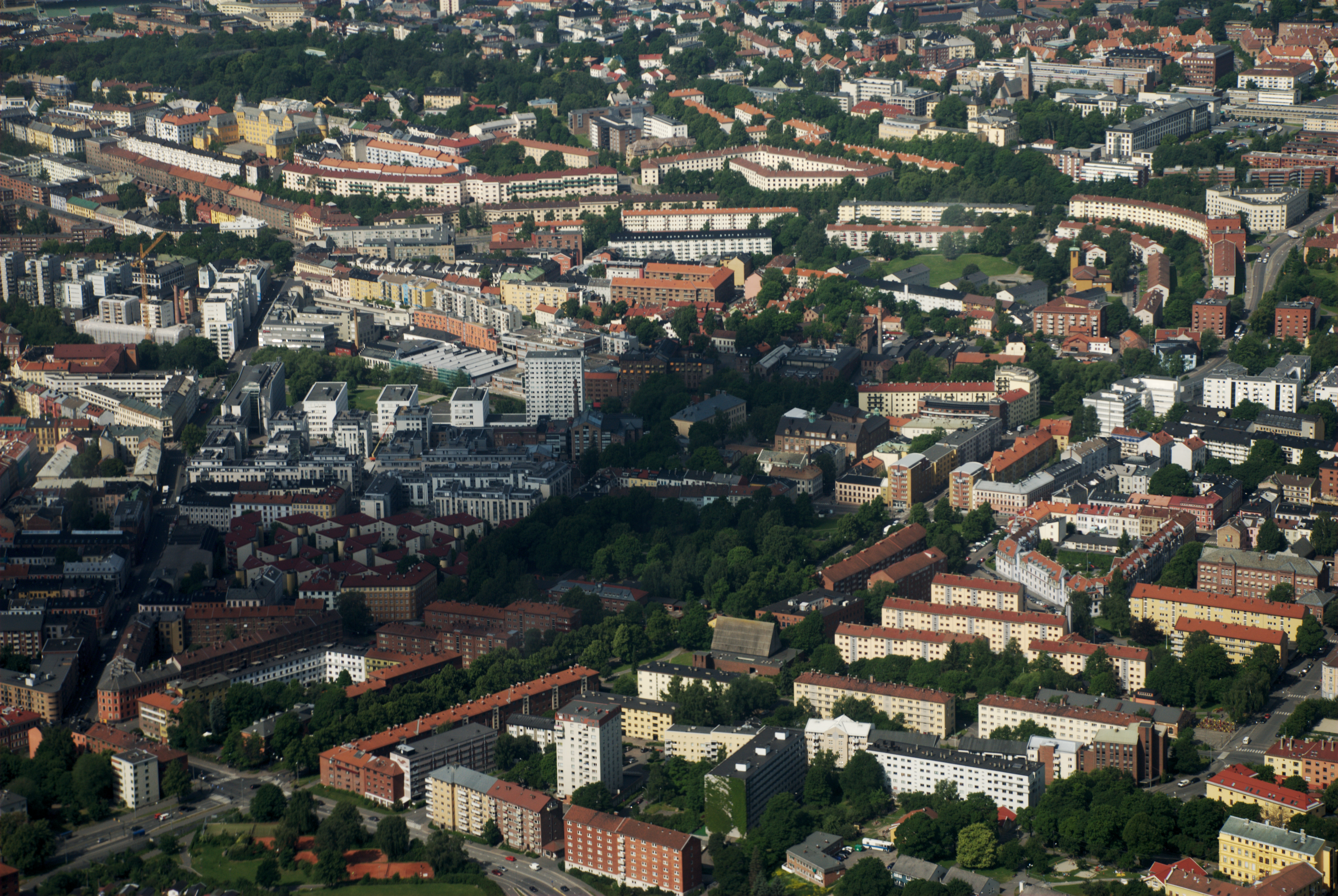 Neighborhood of Oslo arial