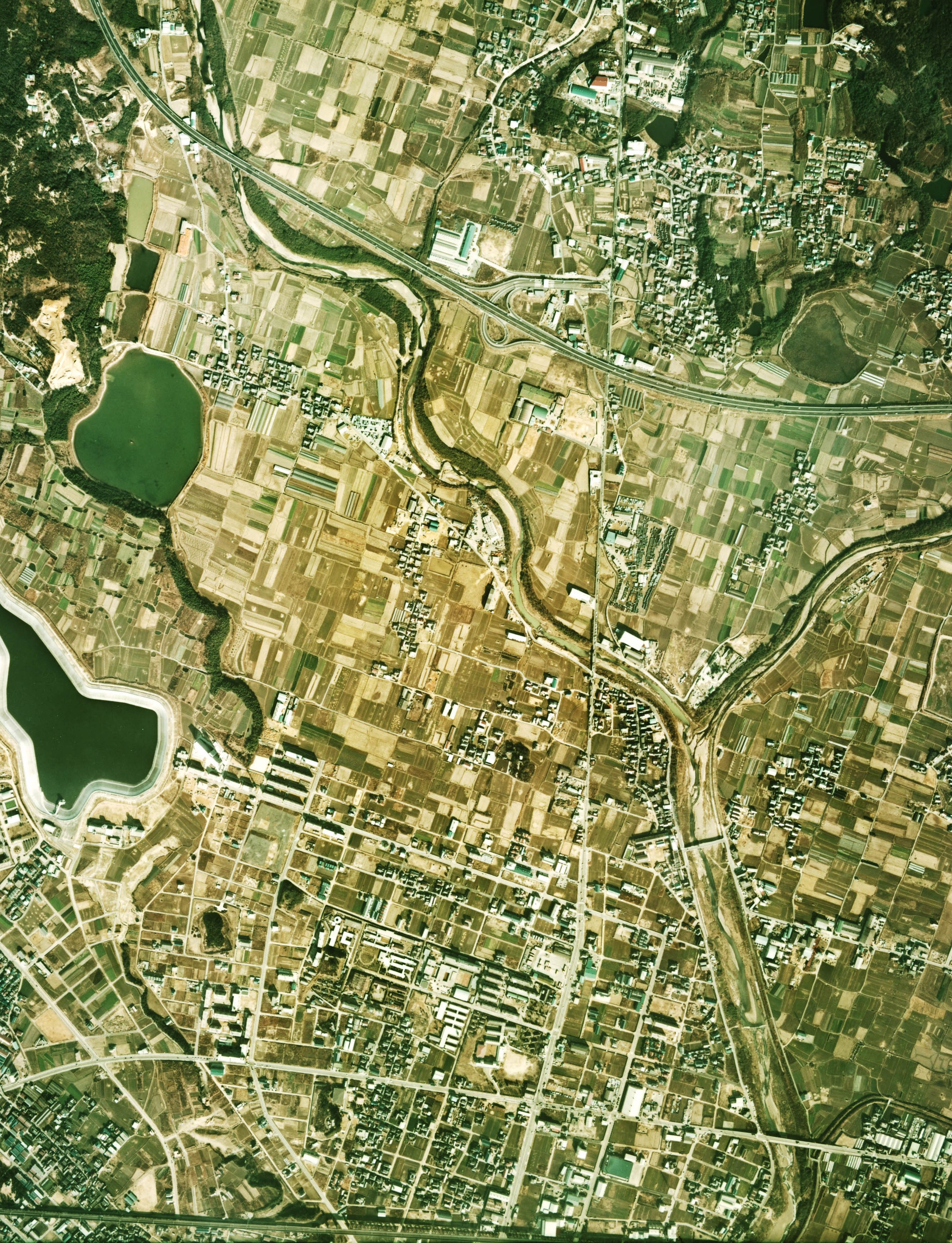 Nishi-ku Kobecity arban area in 1974