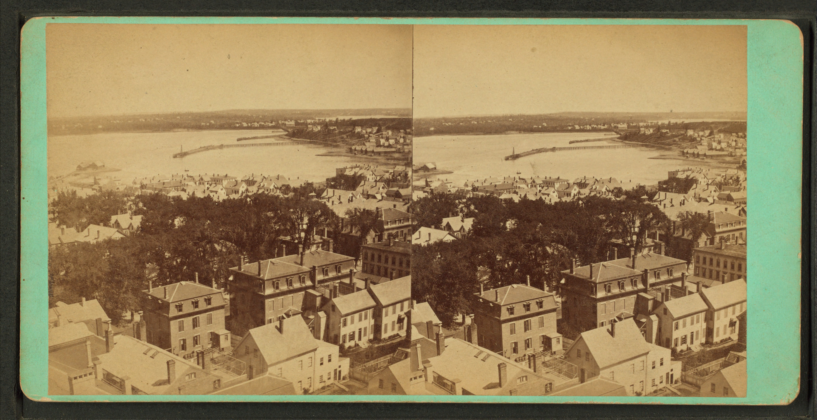Portland, Maine, from Robert N. Dennis collection of stereoscopic views