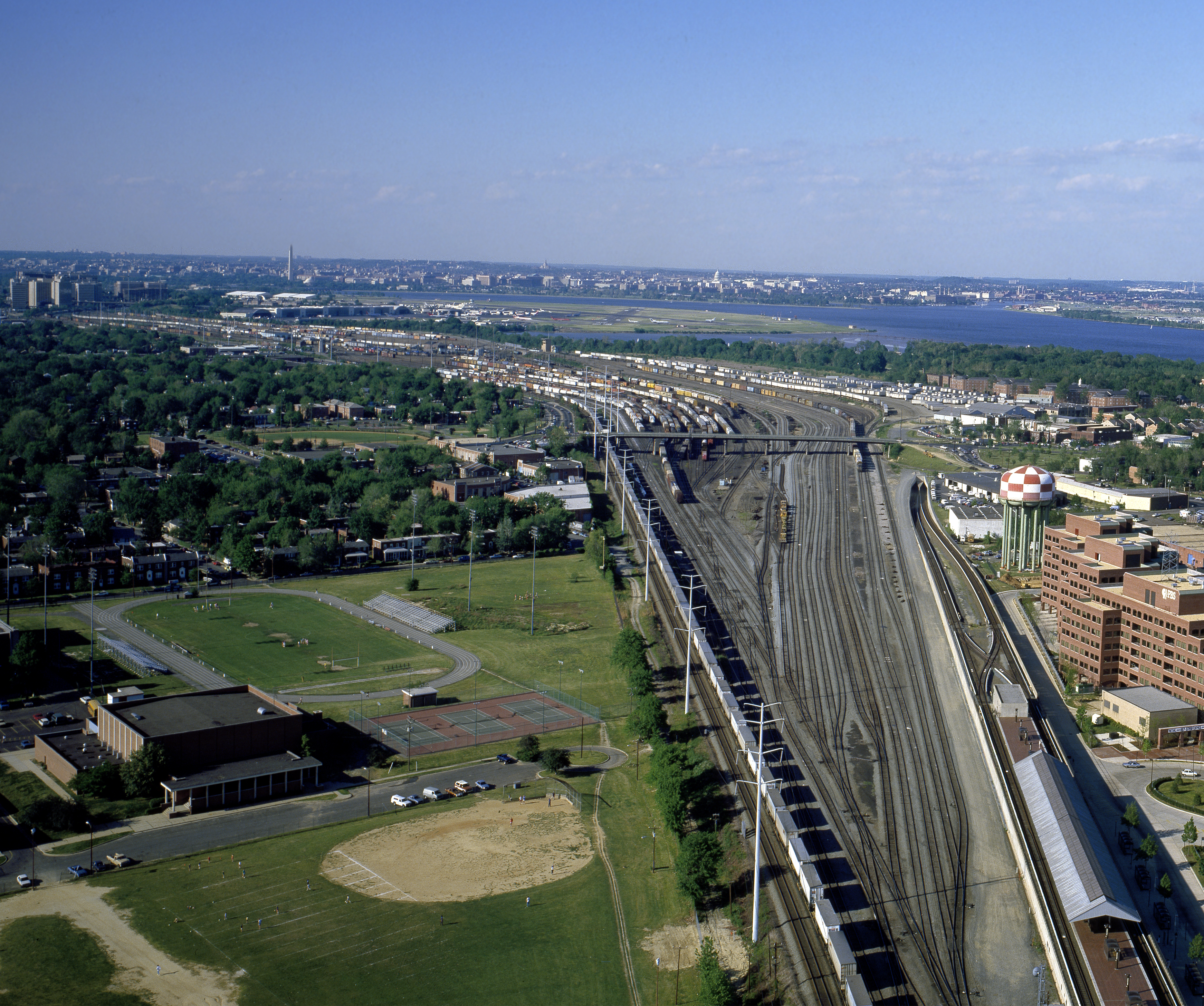 Potomac Yard - aerial 1980s