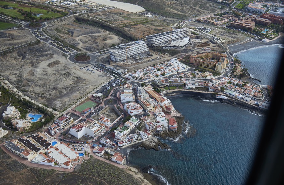 A0389 Tenerife, La Caleta (Adeje) aerial view