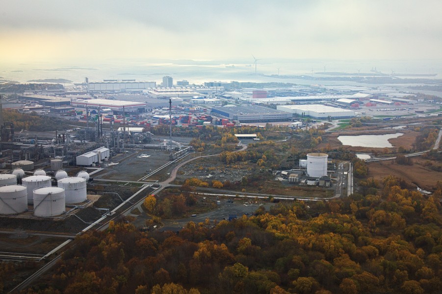 Aerial photo of Gothenburg 2013-10-27 047