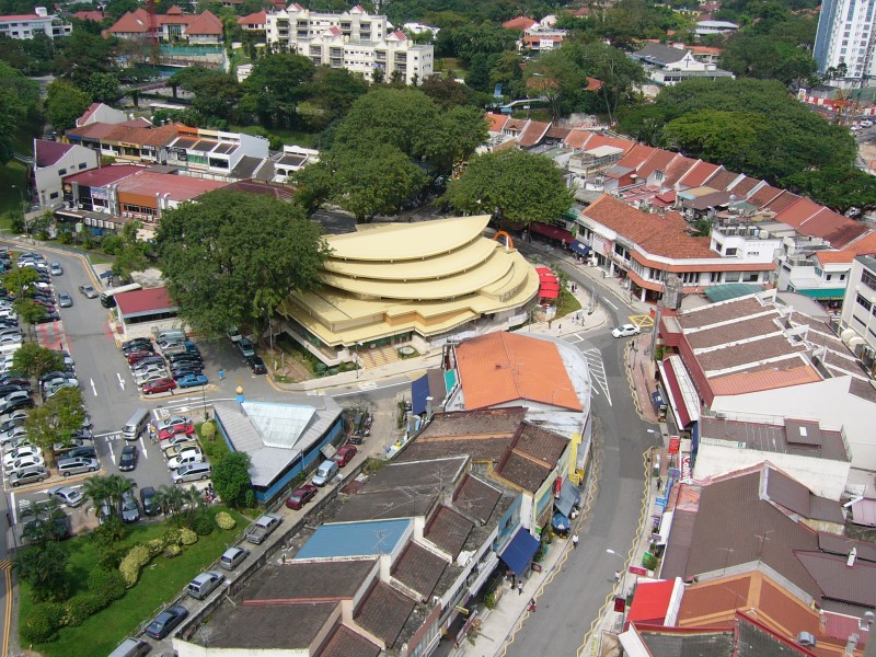 Aerial view of Holland Village, Singapore - 20051229