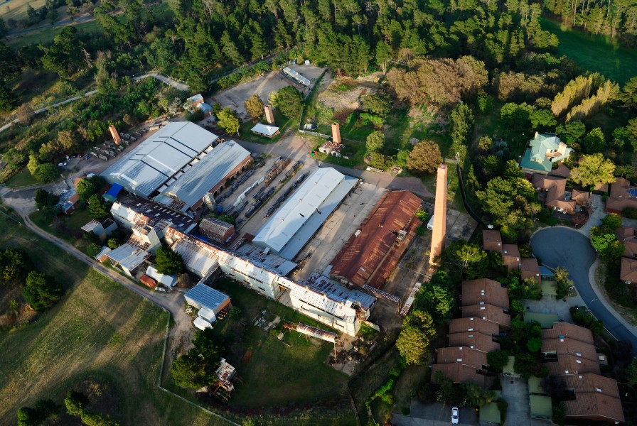Aerial view of Yarralumla brickworks 3