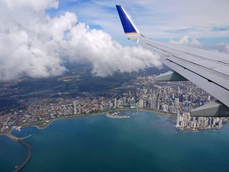 Arriving to Panama City onboard COPA Airlines B737-800