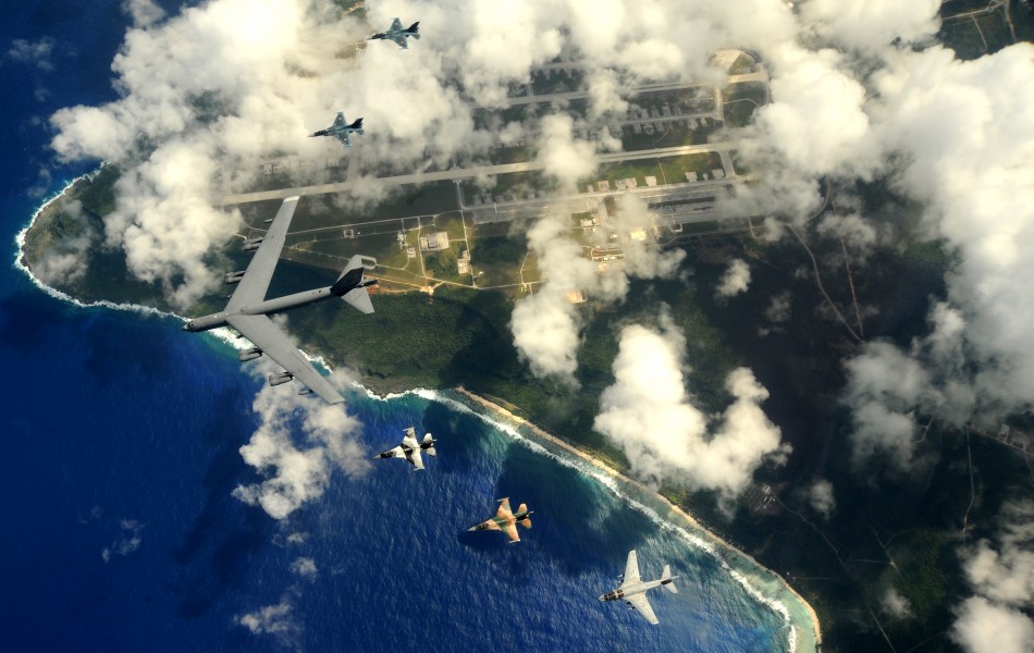 B-52 over Guam